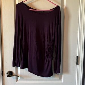 Purple Long Sleeve Top